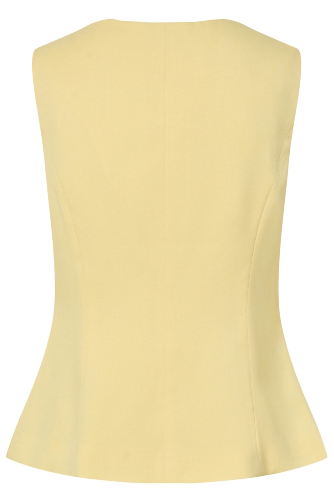 PCJOLINE SL BOATNECK WAISTCOAT WVN 17164265 FRENCH VANILLA